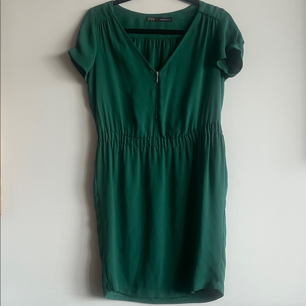 Zara Emerald Green Mini Dress